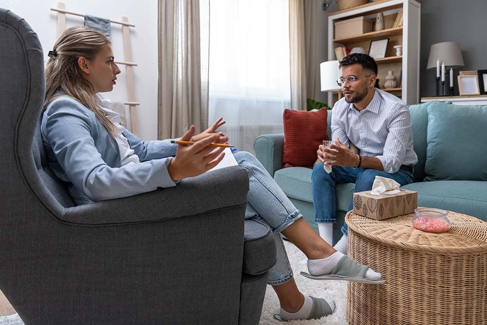 a clinical team reviewing a treatment plan