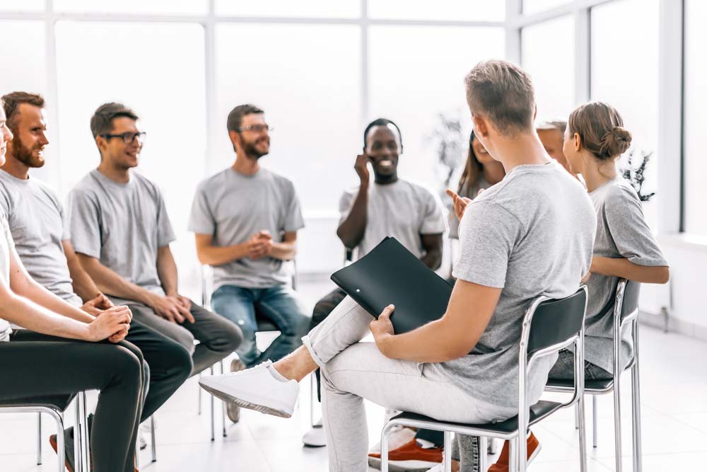 group-cbt a group CBT session in eastern Ohio