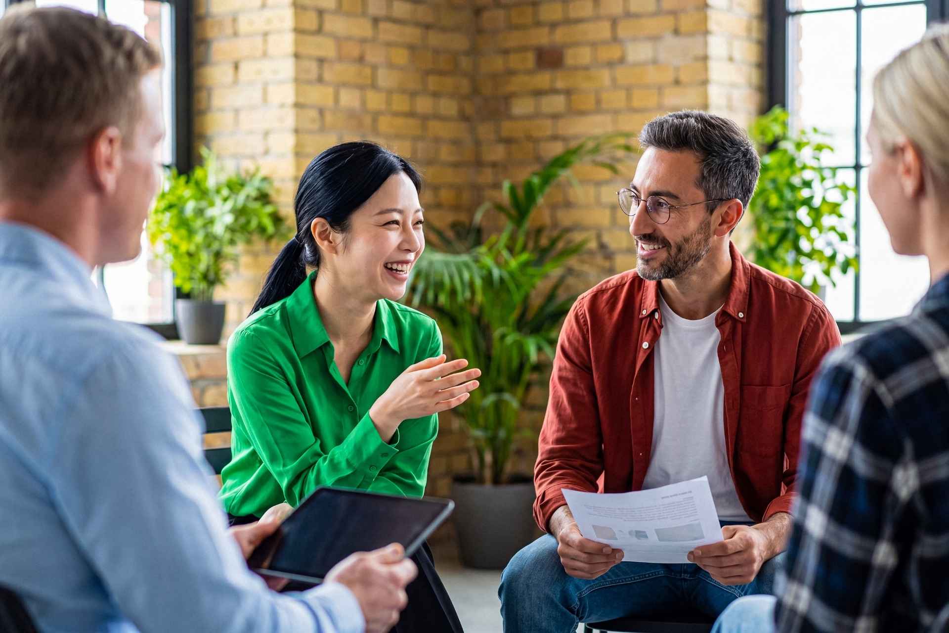 group-therapy-for-cocaine-addiction-treatment Individuals participating in a group therapy session for cocaine addiction treatment in Ohio.